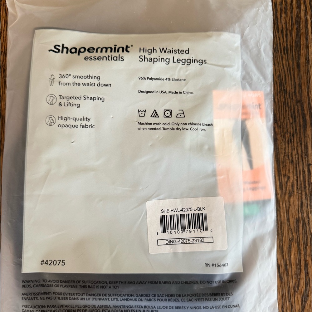 Shapermint Essentials High Waisted Leggings - Black - Picture 2 of 2